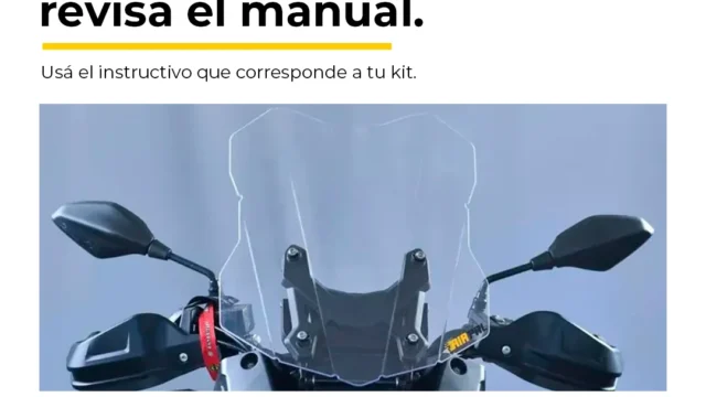 Manual del parabrisas para motos: qué revisar antes de instalarlo. Imagen destacada sobre manual del parabrisas para motos. publicada en Novedades Web