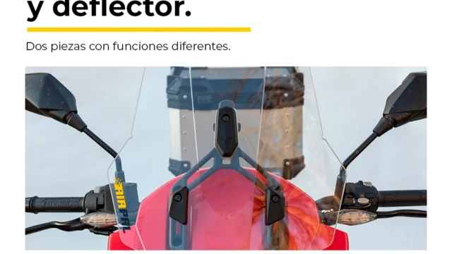 Parabrisas o deflector de moto: qué pieza necesitás y cómo evaluar la compatibilidad. Imagen destacada sobre parabrisas o deflector de moto. publicada en Novedades Web