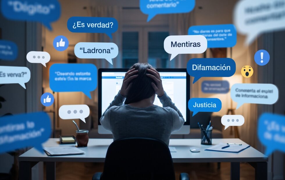 Puerto Madryn: confirman una condena por difamación en Facebook. Imagen destacada sobre condena por difamación en Facebook. publicada en Novedades Web